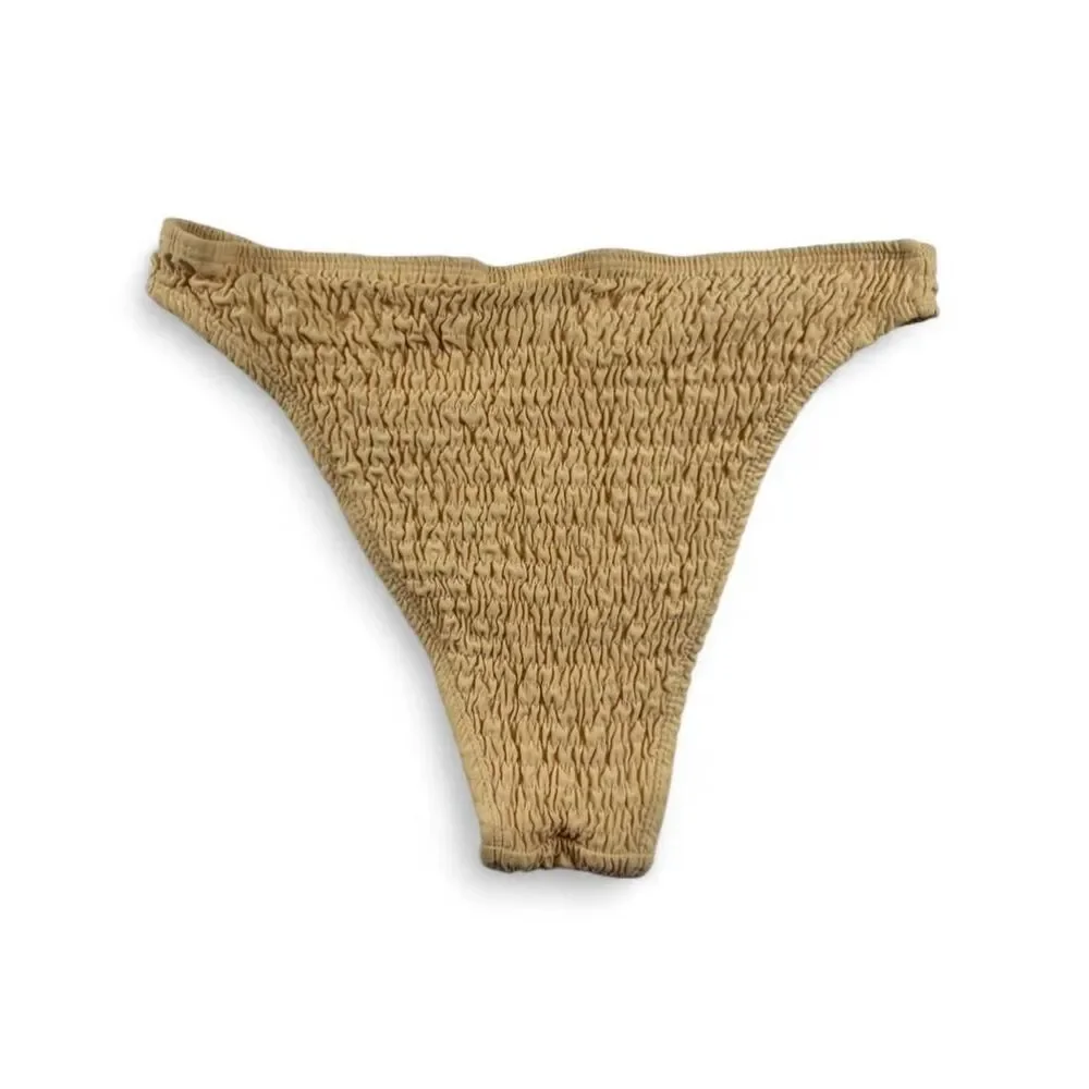 Women's Missguided Tan Bikini Bottoms - Size 8